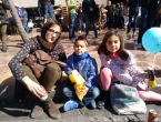 Mascletà en la plaza del Ayuntamiento