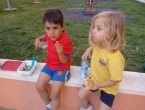 Cena en el parque