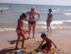 A la playa con los abuelos