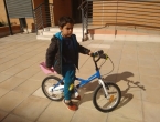 Diego estrena bici