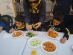 Comida en la carpa