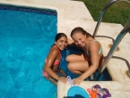 Piscina y playa con Claudia