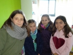 Cumpleaños de Alba. Con los vecinos