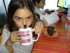 Merendando en mi regalo