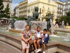 Visita al centro de Valencia con los abuelos