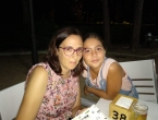 Cenando Shusi en Segovia