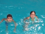 Baño en la piscina. ¿el último?