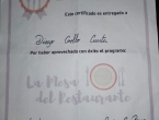 Diploma comedor