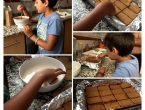 De deberes, hacer una tarta