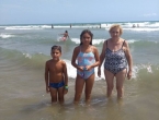 A la playa con los abuelos