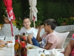 Cena en familia en Moncada