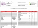Notas Alba. 2 evalución