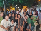 Cena y orquesta en Benicalap, con la familia, la Montse y Delia