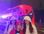 Cena en Seven dials market, westminster de noche y lluvia