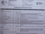Notas 1° evaluación Alba 4° ESO