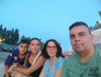 Santa María de Croce, atardecer, panini y helado