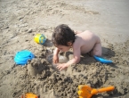 Primera visita a la playa