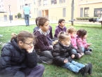 Vídeo musical en el patio