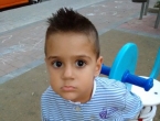Diego a la peluquería