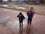 Saltando en los charcos