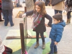 Feria medieval en la plaza