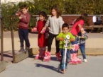 Patinando y comida con los abuelos