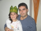 Cumpleaños de Alba y papi en casa