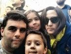 Mascletà y comida con los primos Miguel y Rosa